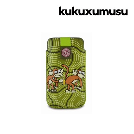 FUNDA KUKUXUMUSU P/IPHONE 5/SIMILARES MONKEY SEE SIZE L GREEN (PN KUFM148)